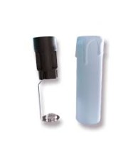 CANDELA DI PLASTICA E14 - CM 7- BIANCO O ANTICO