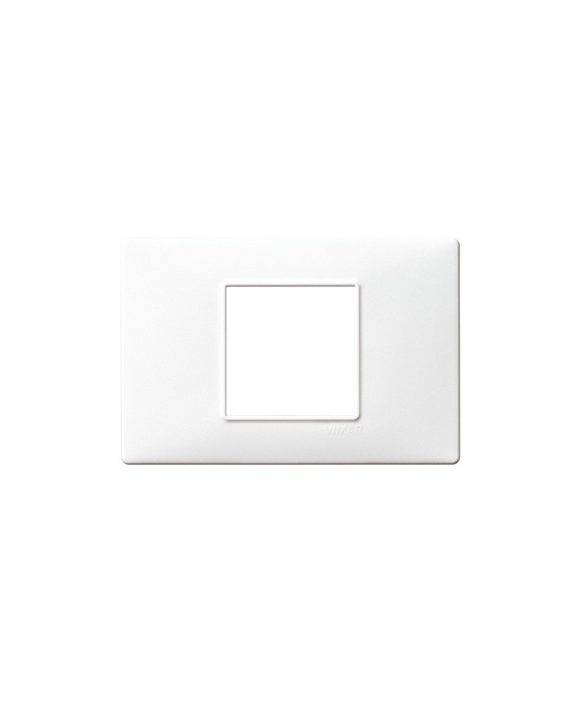 14652.01 Placca 2 moduli Vimar Plana bianco latte